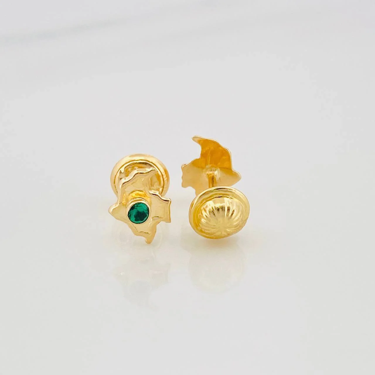 Topos Mapa De Colombia 0.7 g / 4 mm Oro Amarillo 18K - Image 2