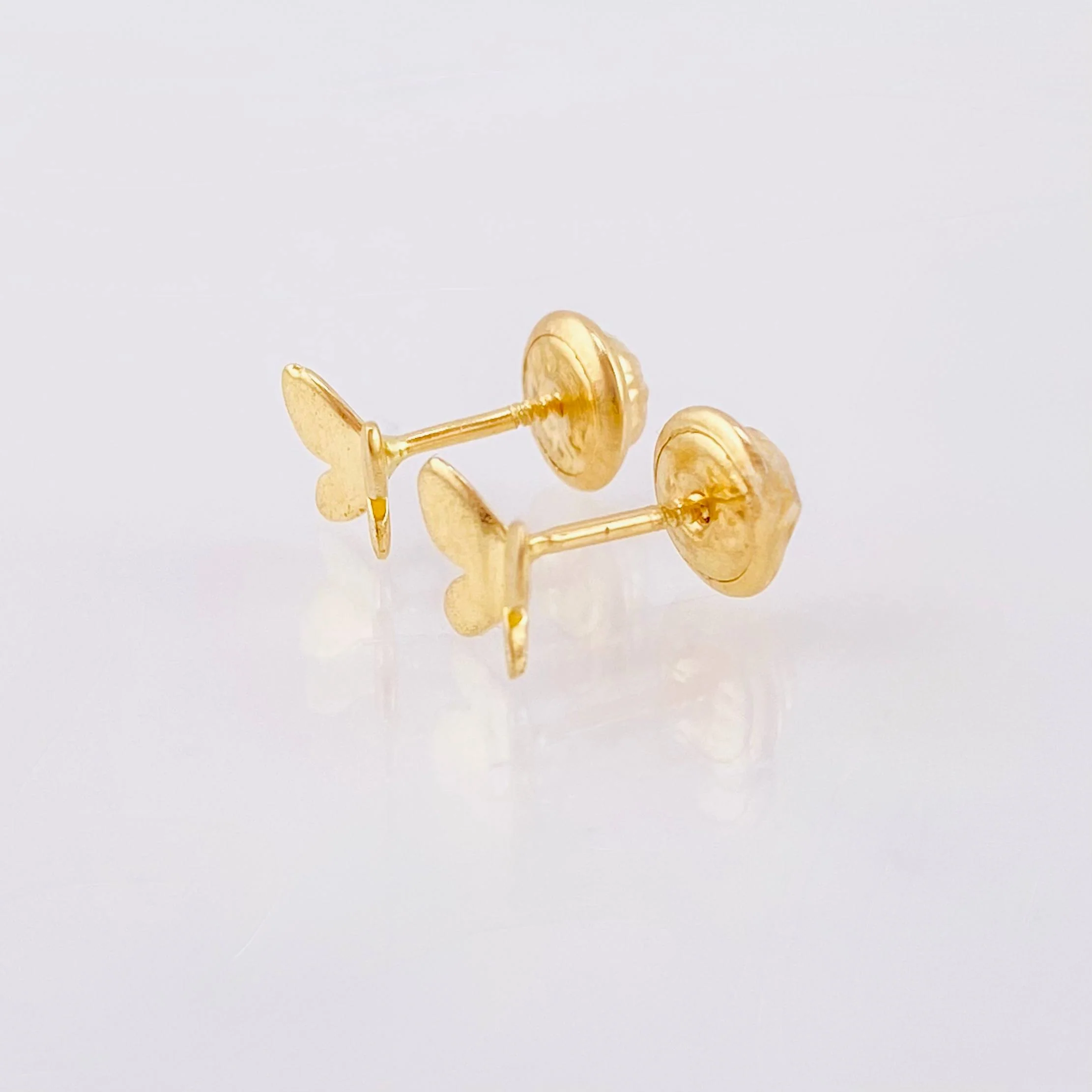 Topos Mariposa 0.7gr / 5mm Oro Amarillo 18K - Image 2