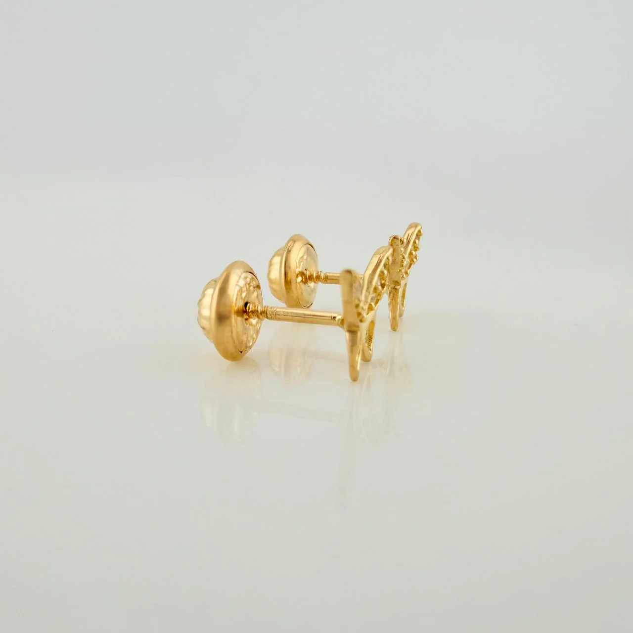 Topos Mariposa 0.85gr / 7mm Oro Amarillo 18K & - Image 3