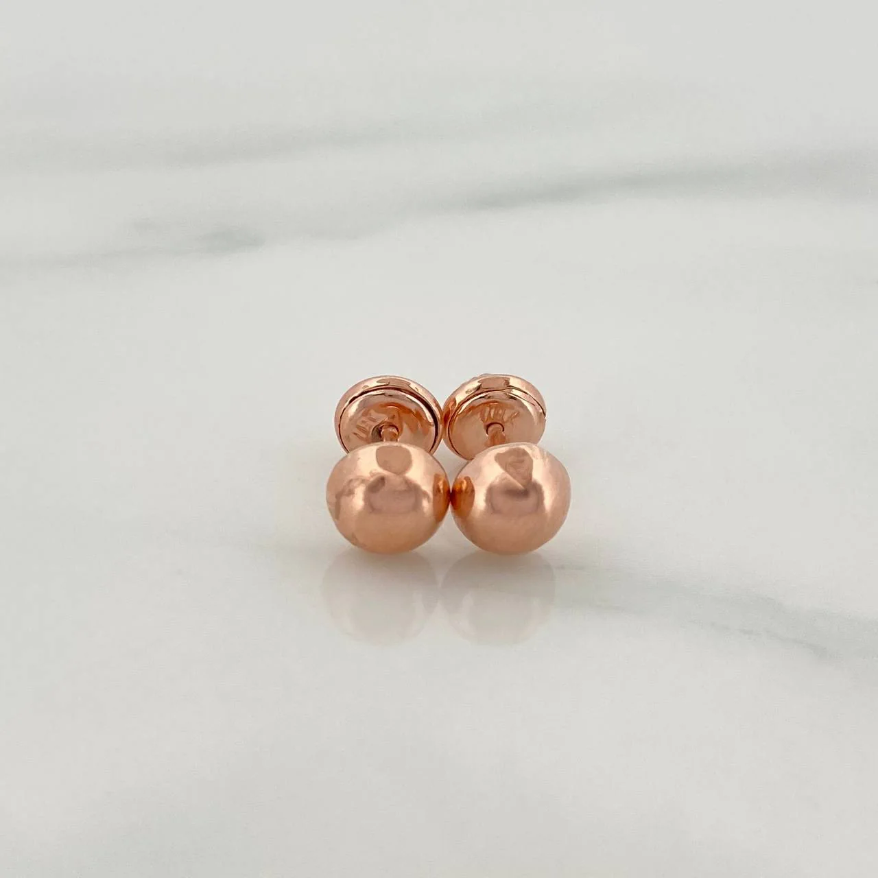Topos Media Bola 0.6 g / 4 mm Oro Rosa 18K