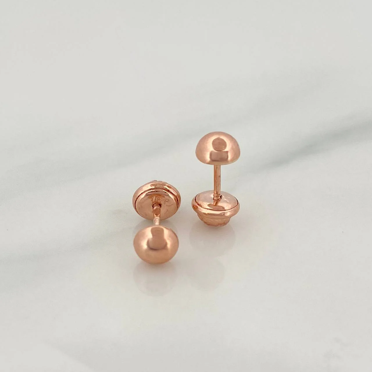Topos Media Bola 0.6 g / 4 mm Oro Rosa 18K - Image 3