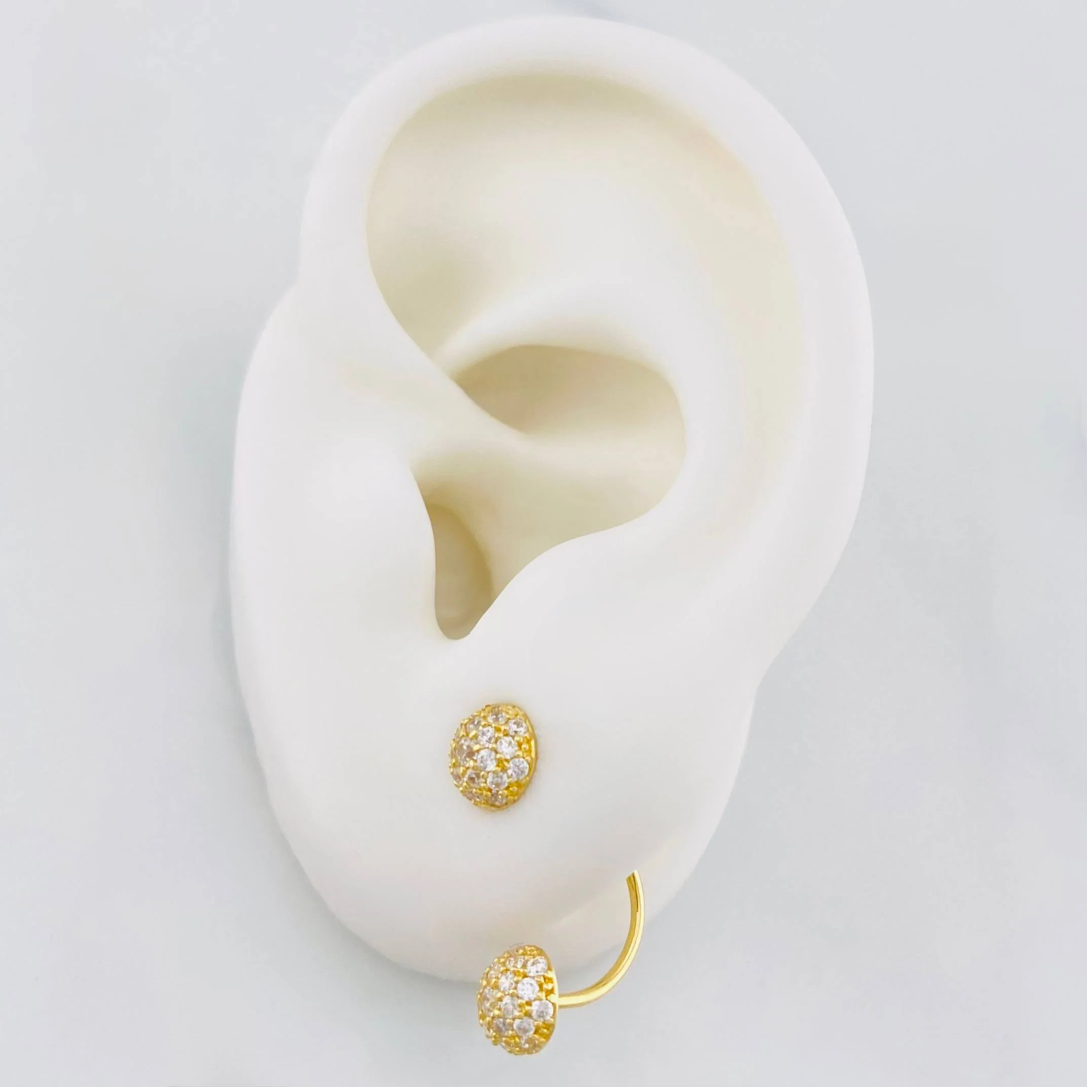 Topos Media bola tupida 2.6g / 6mm Oro Amarillo 18K - Image 4