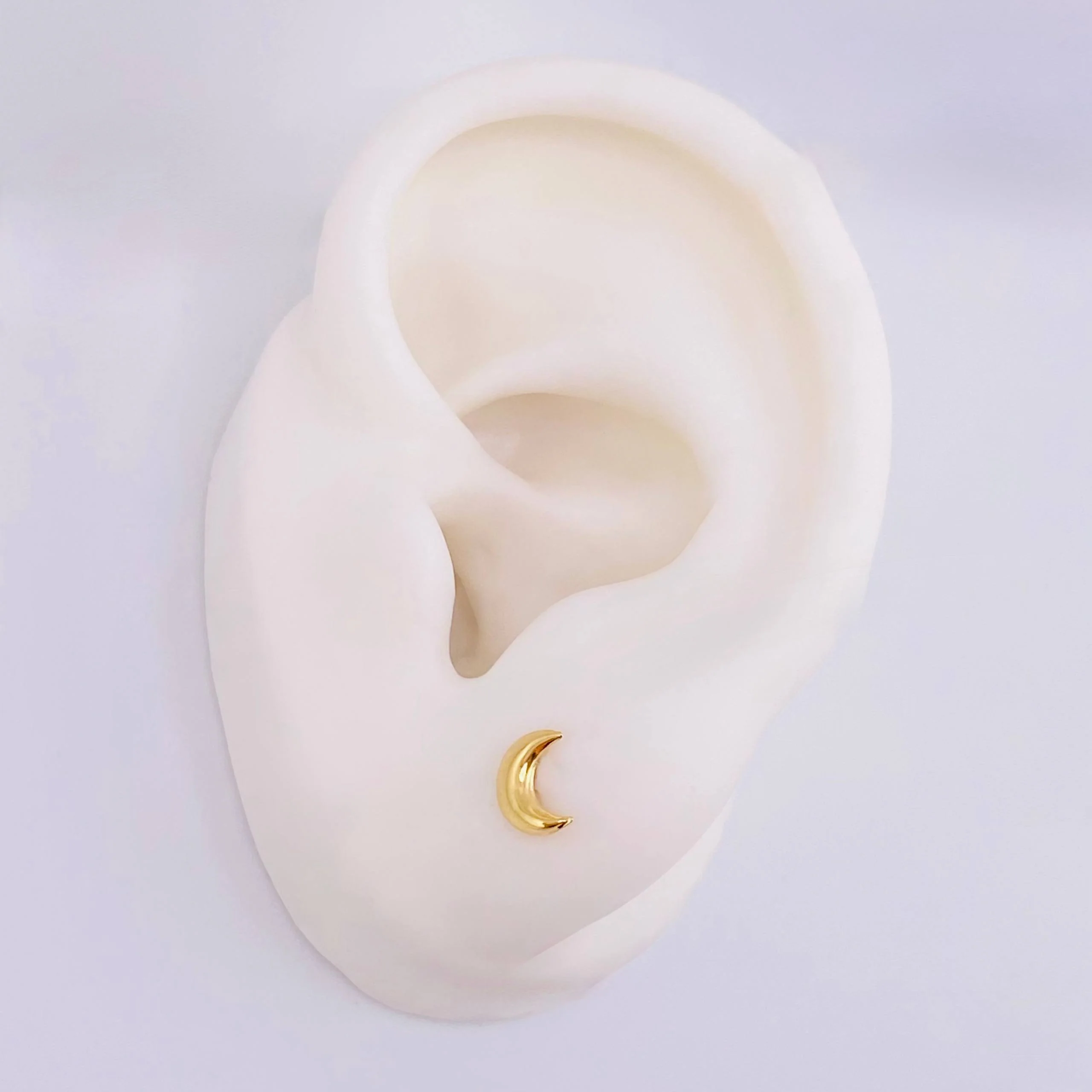 Topos Media Luna 0.5 g / 6.6 mm Oro Amarillo 18K - Image 4
