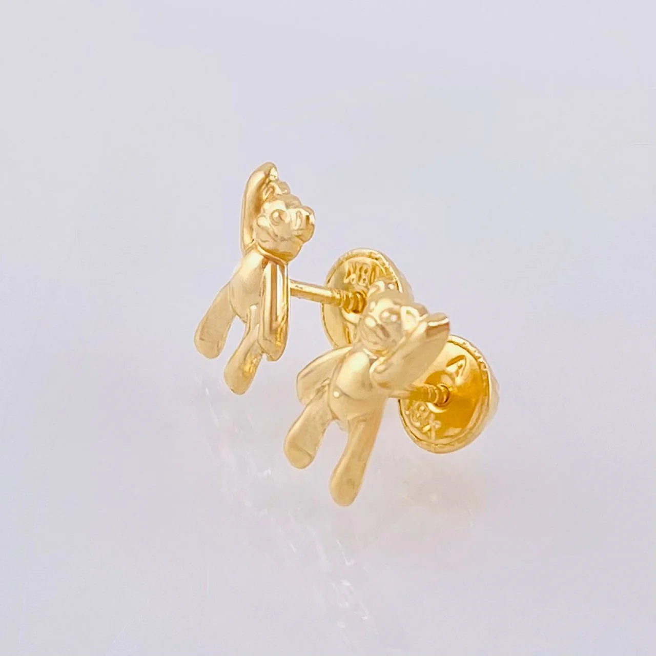 Topos Oso Mano Arriba 0.8gr / 1cm / Oro Amarillo 18K - Image 2