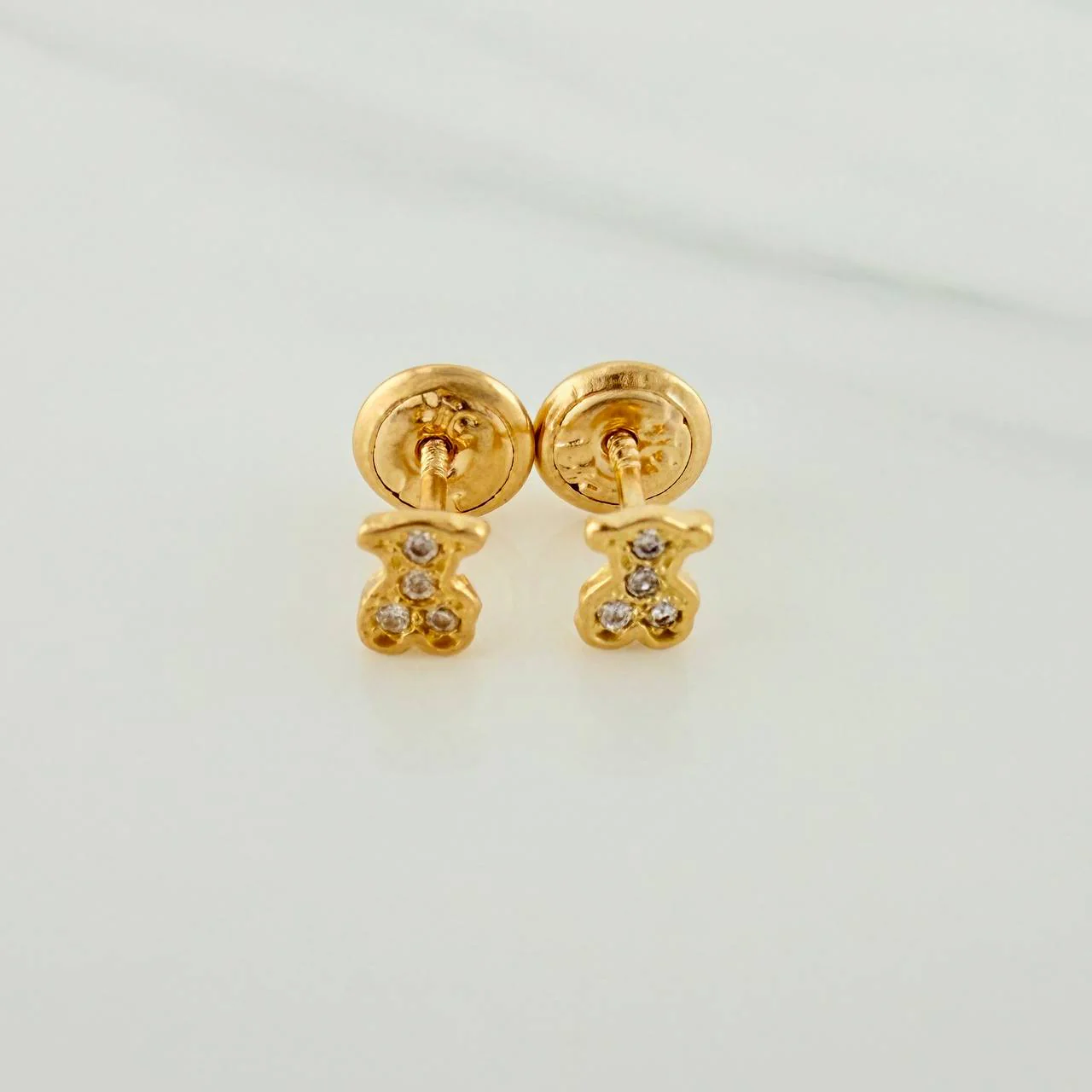 Topos Oso TS 0.65gr / Oro Amarillo 18K &