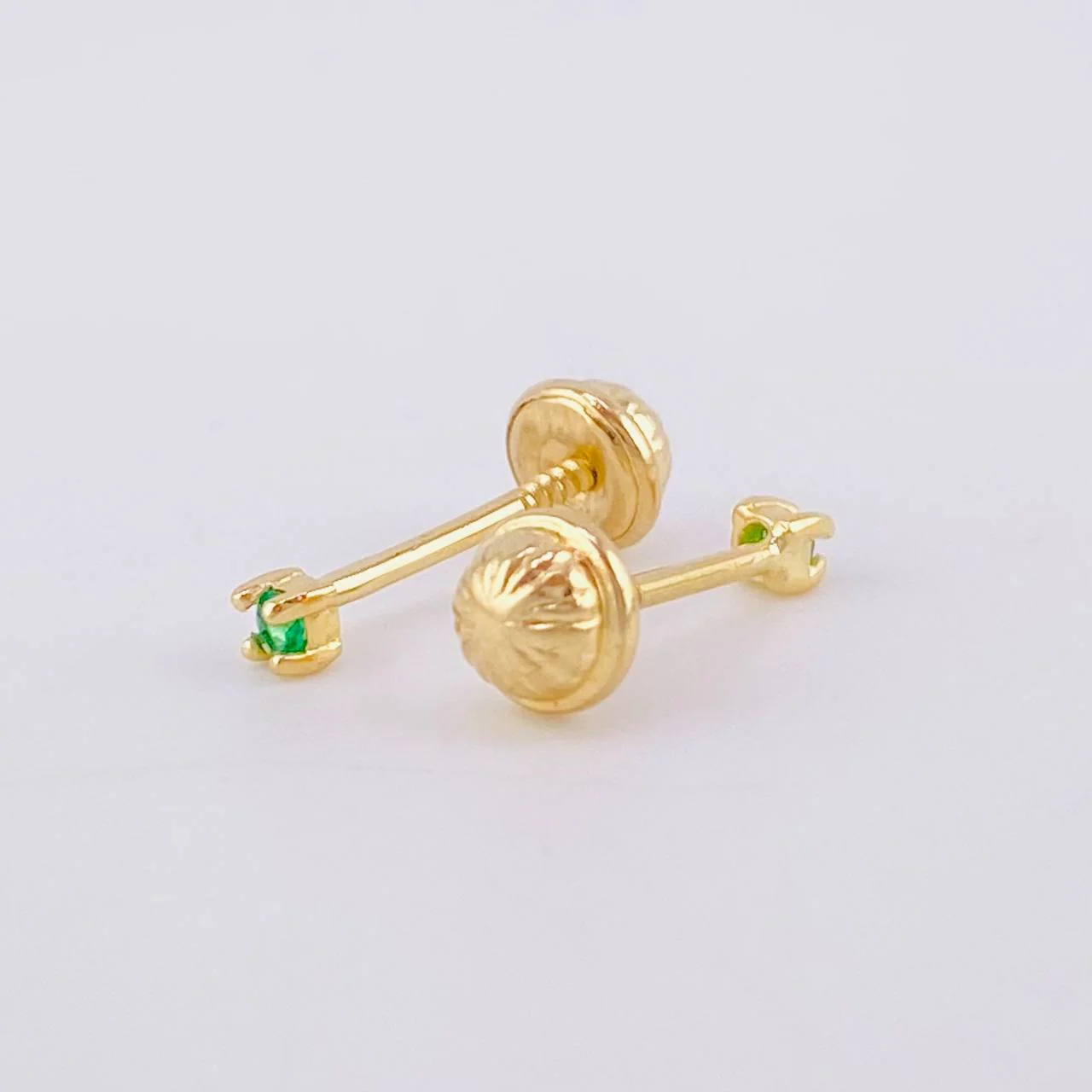 Topos Piedra Esmeraldas 4Pts 0.65 g / 1 mm Oro Amarillo 18K - Image 3