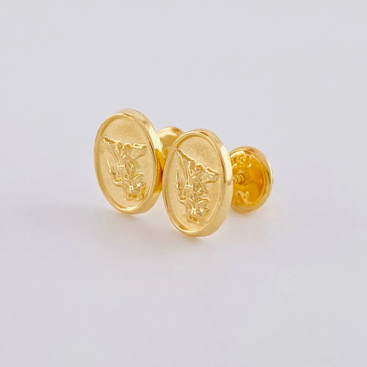 Topos San Miguel Mate 0.8 g / 9 mm Oro Amarillo 18K - Image 2