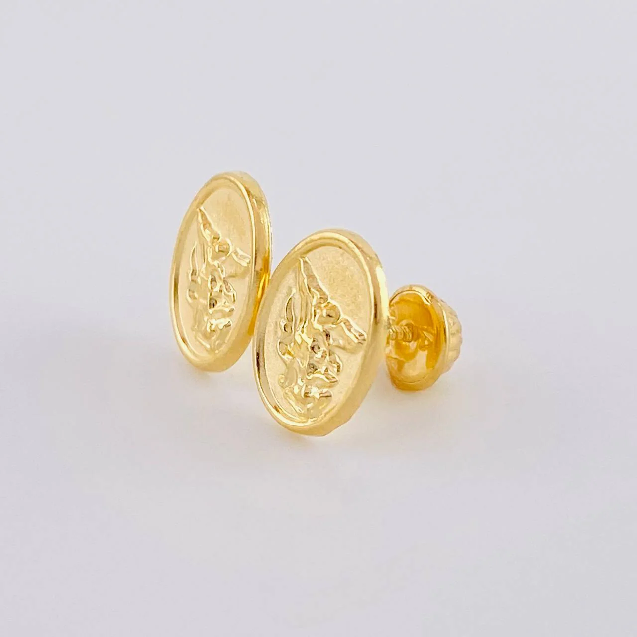 Topos San Miguel Mate 1.05 g / 11 mm Oro Amarillo 18K - Image 2