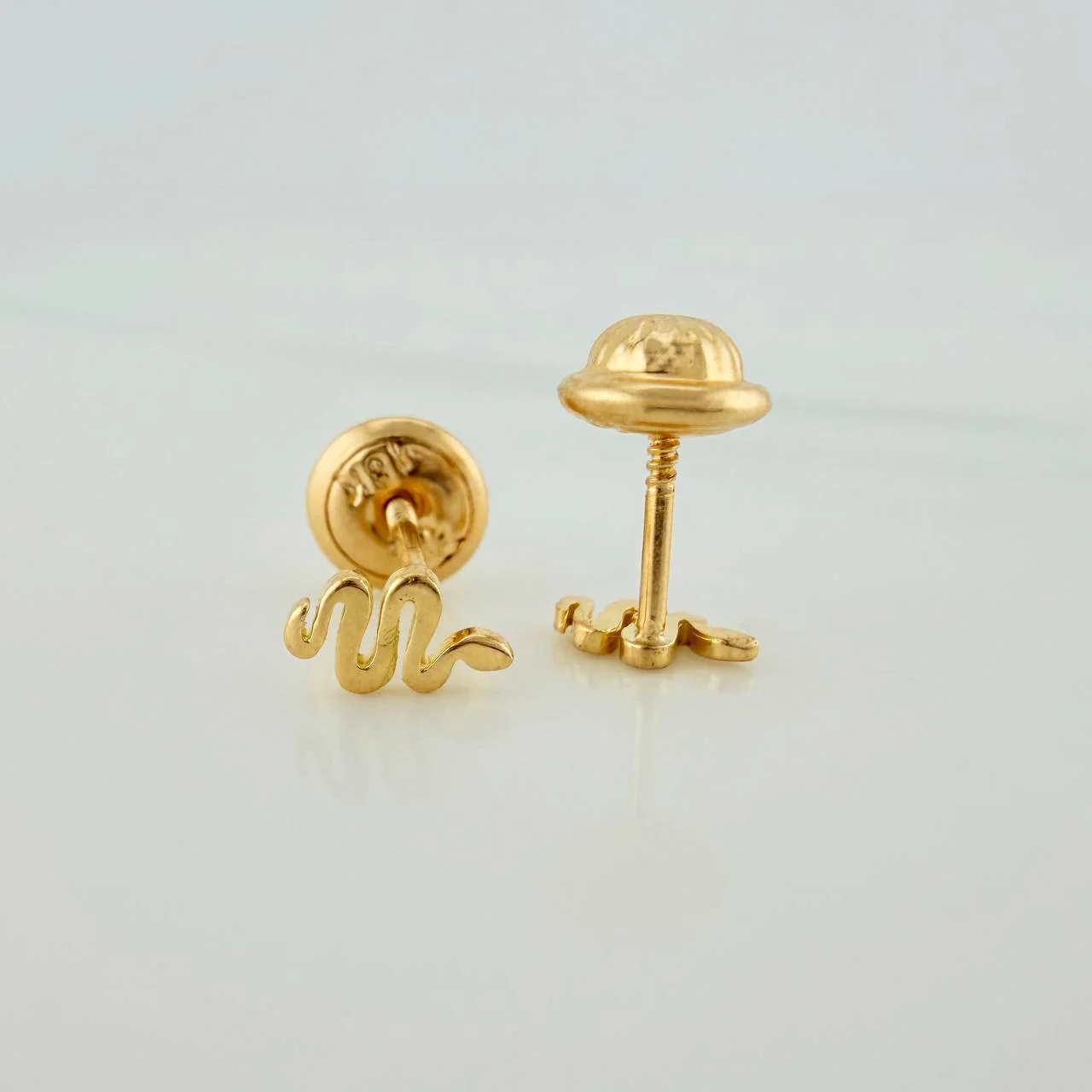 Topos Serpiente 0.6gr / 3mm Oro Amarillo 18K & - Image 2