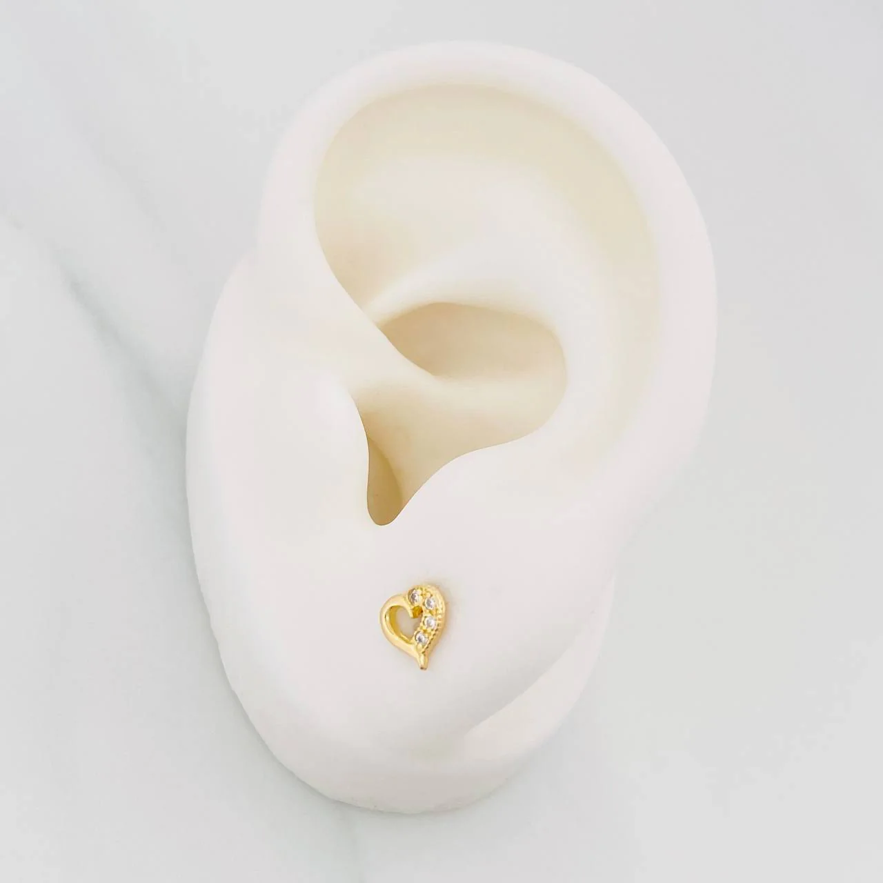 Topos Silueta Corazon 0.8 g / 4 mm Oro Amarillo 18K - Image 4
