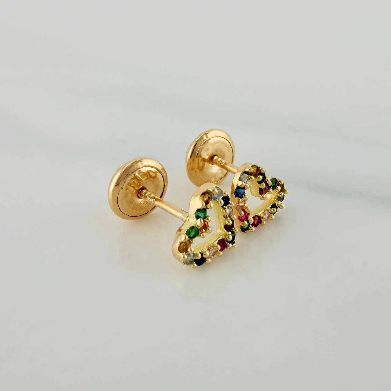 Topos Silueta Corazon 0.85gr / 5mm Oro Amarillo 18K - Image 3