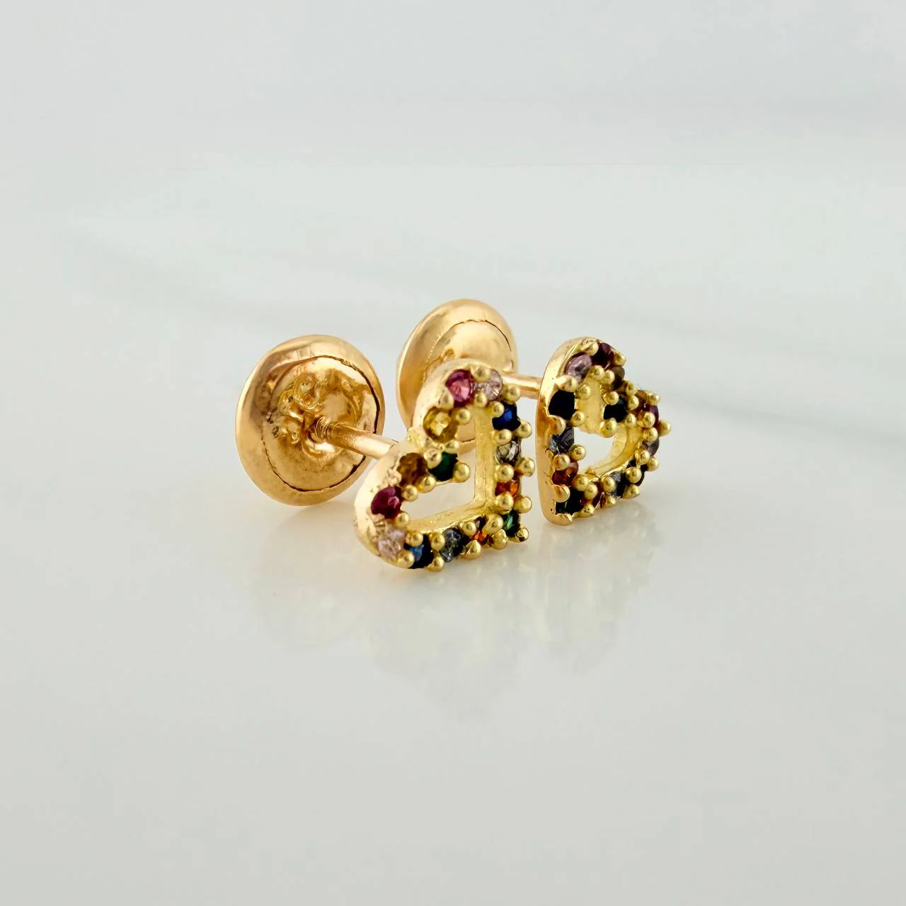 Topos Silueta Corazón 0.8gr / 6mm Oro Amarillo 18K & - Image 3