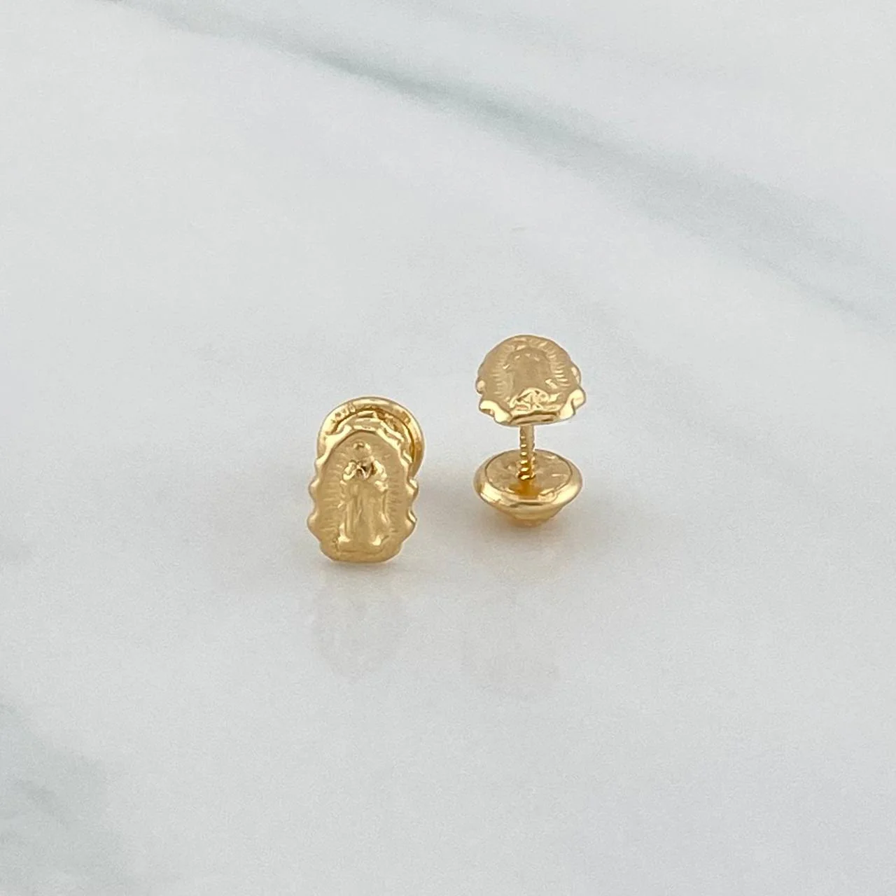 Topos Silueta Virgen De Guadalupe 0.8 g / 5 mm Oro Amarillo 18K - Image 3