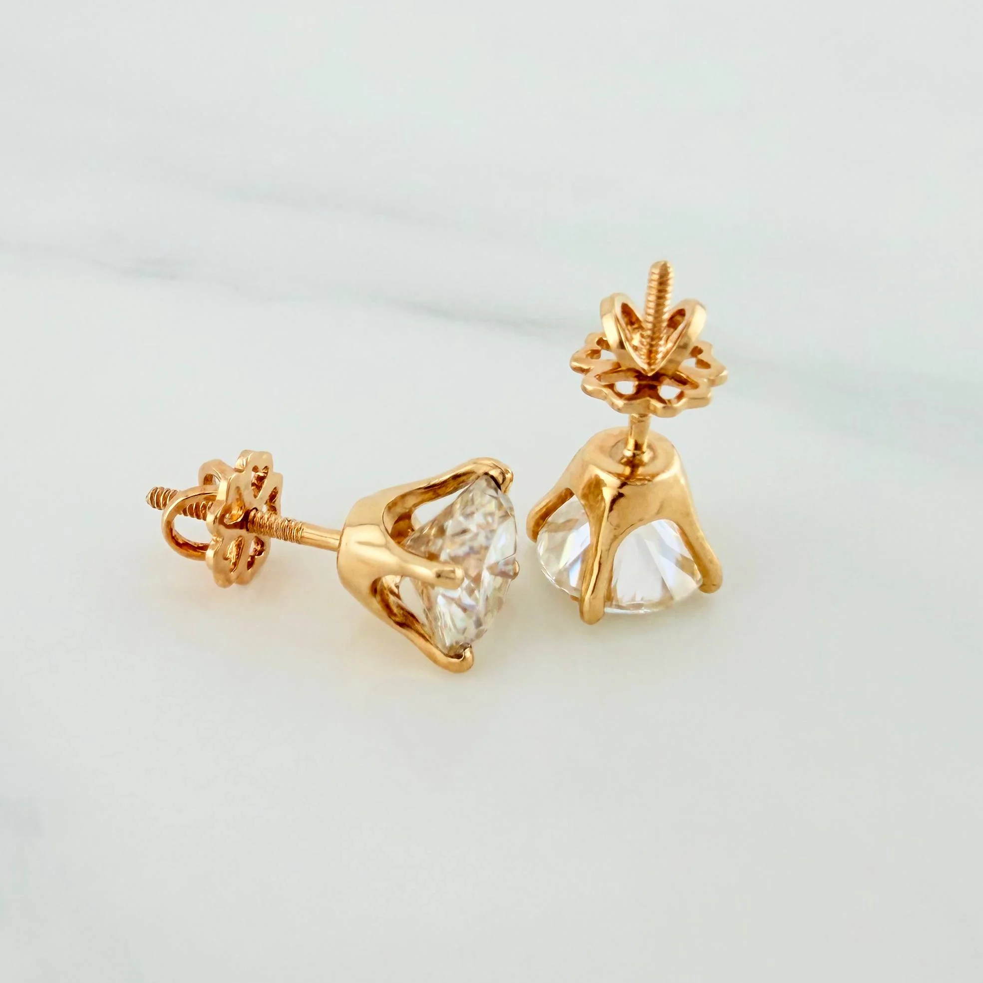 Topos Solitario 3.2 g / 8 mm Oro Amarillo 18K - Image 3