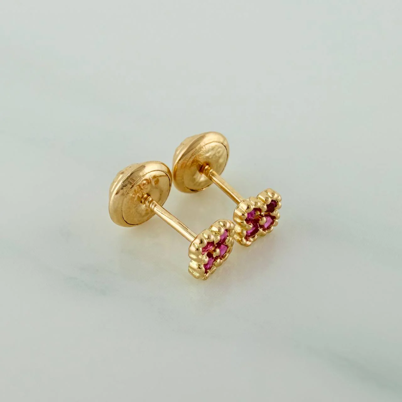 Topos Trebol 0.65 g / 3.6 mm Oro Amarillo 18K - Image 2