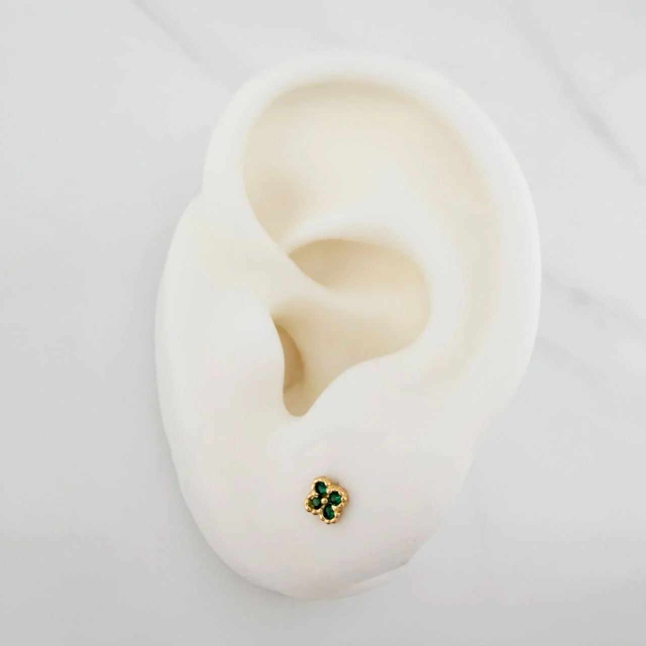 Topos Trebol 0.65gr / 3.6mm Oro Amarillo 18K & - Image 4