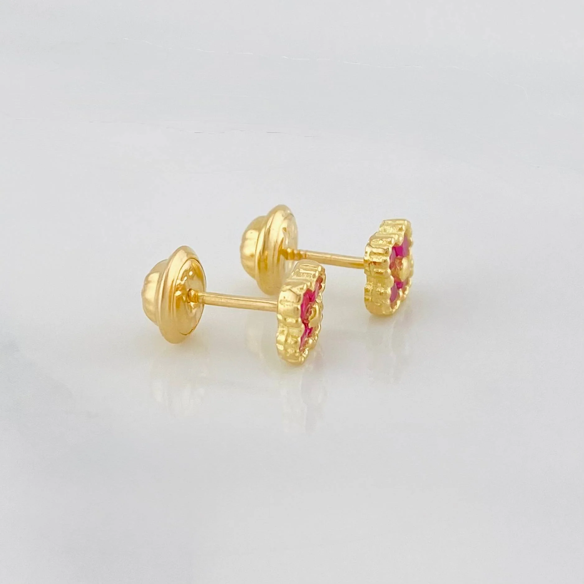 Topos Trebol 1.15 g / 5 mm Oro Amarillo 18K - Image 3