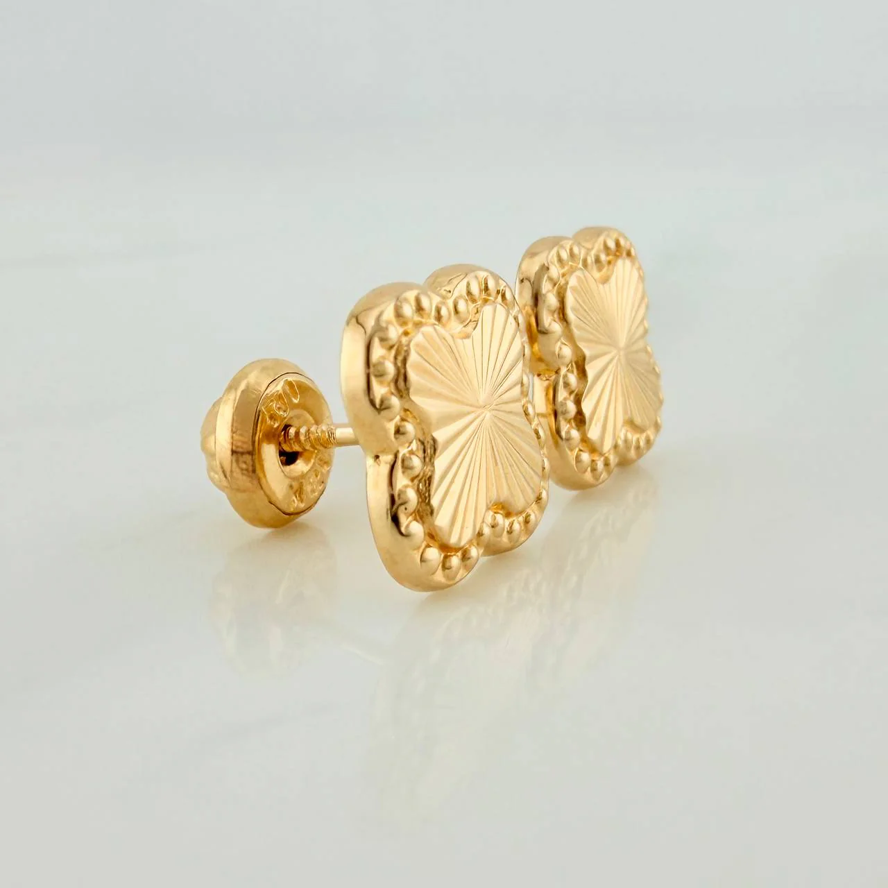 Topos Trebol 1.15gr / 5mm Oro Amarillo 18K & - Image 3