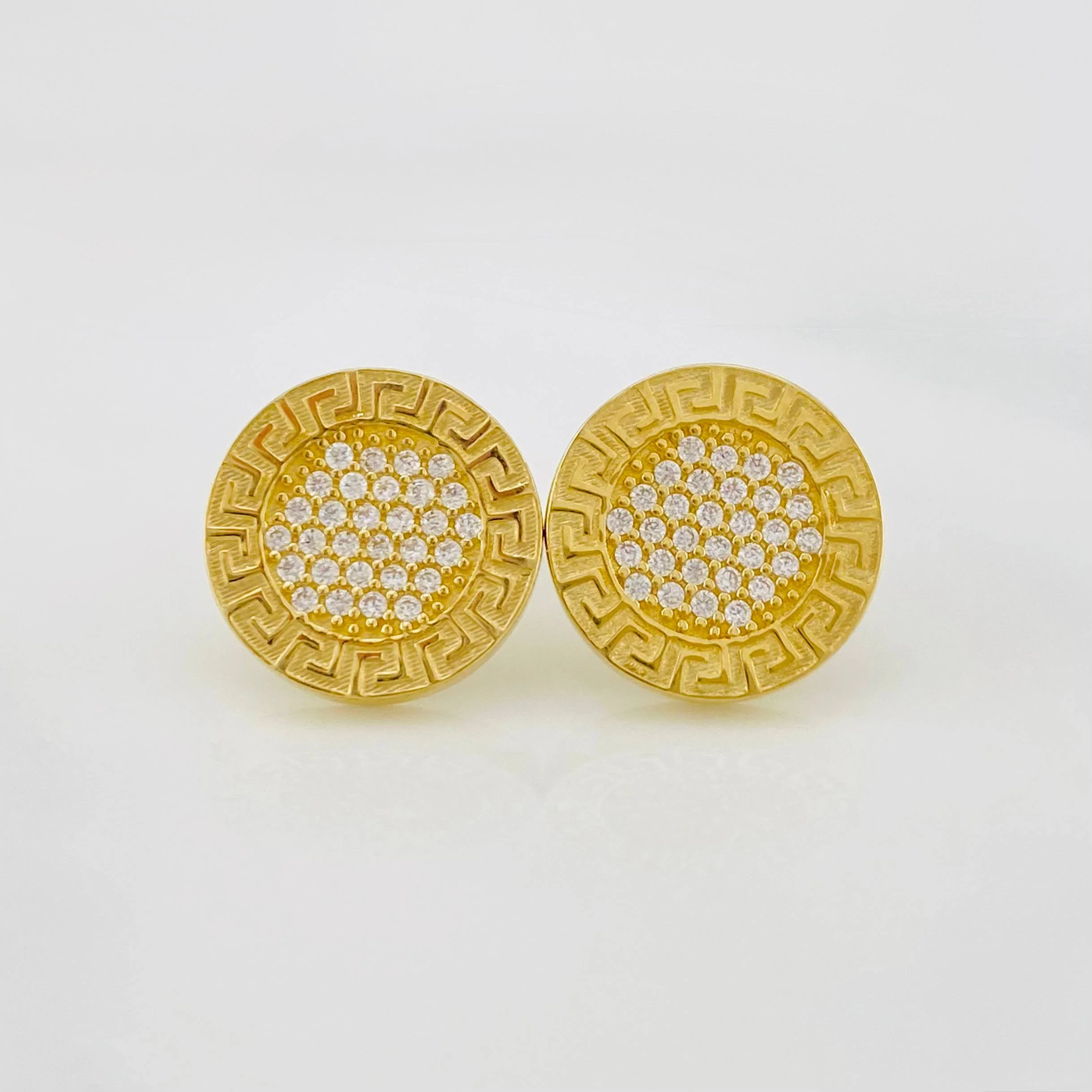 Topos Tribal 3g / 12.5mm Oro Amarillo 18K