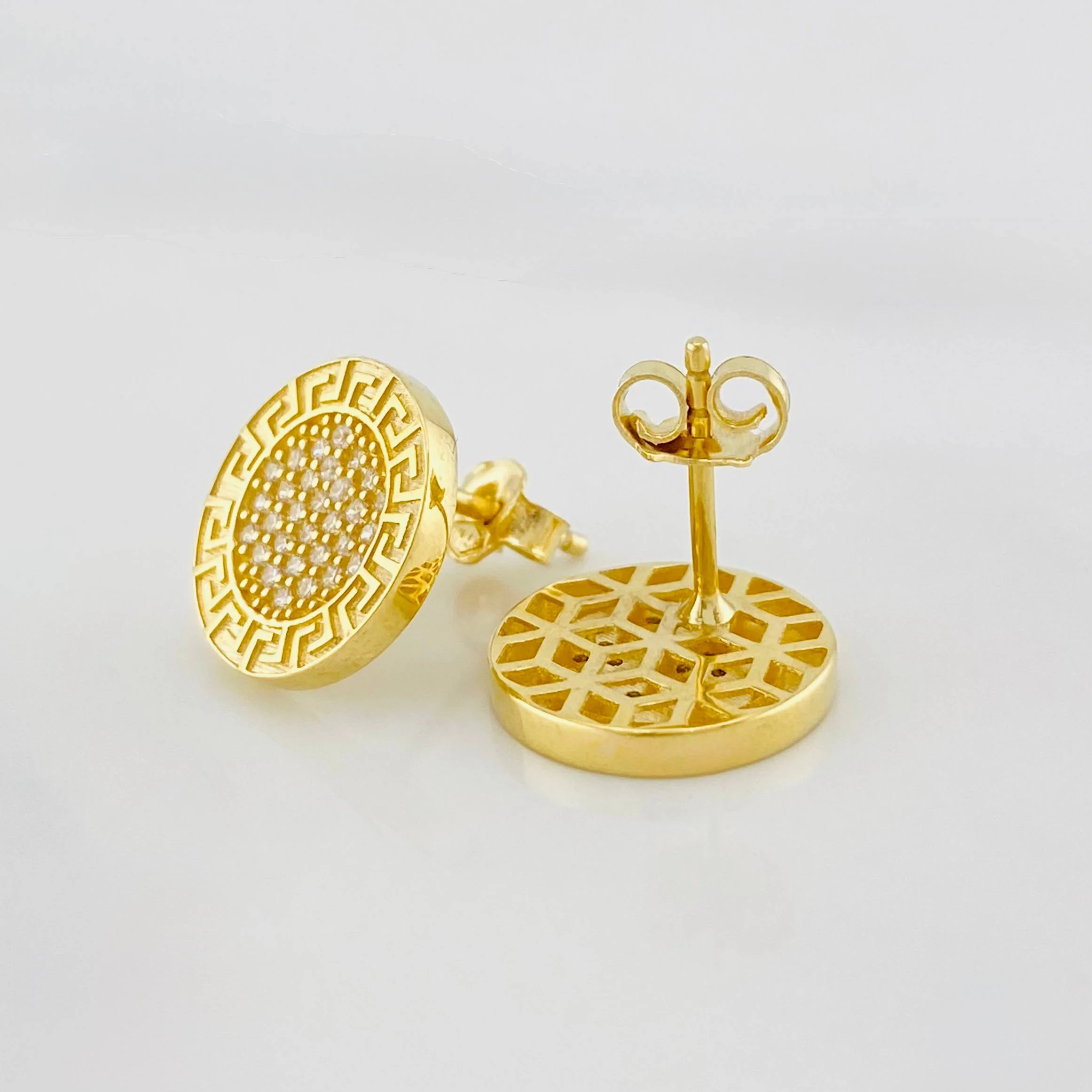 Topos Tribal 3g / 12.5mm Oro Amarillo 18K - Image 3