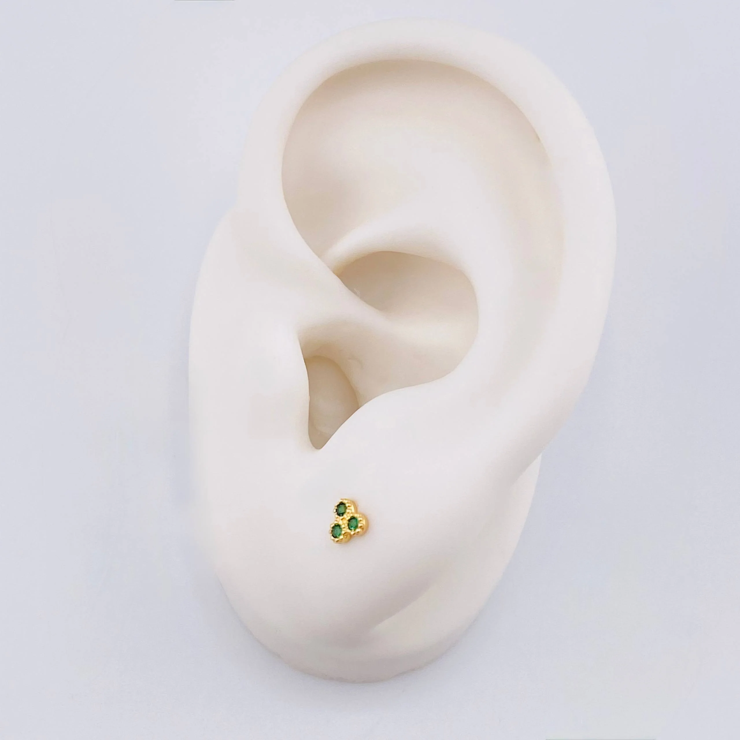 Topos Trio Colmena 0.55gr / 3.7mm Oro Amarillo 18K - Image 4