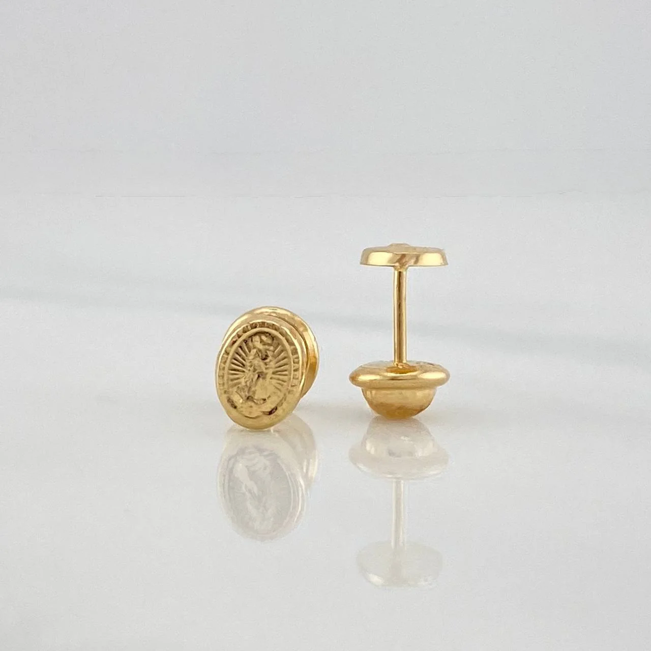 Topos Virgen De Guadalupe 0.75 g / 5 mm Oro Amarillo 18K - Image 3
