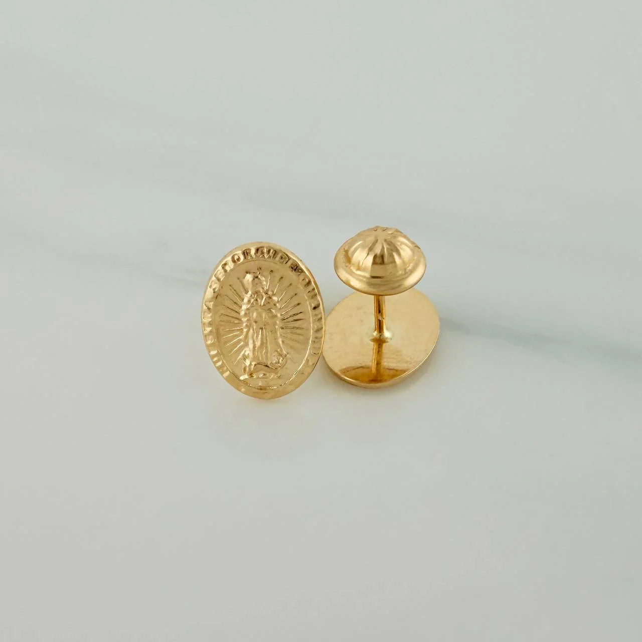 Topos Virgen De Guadalupe 0.85 g / 8.03 mm Oro Amarillo 18K - Image 2