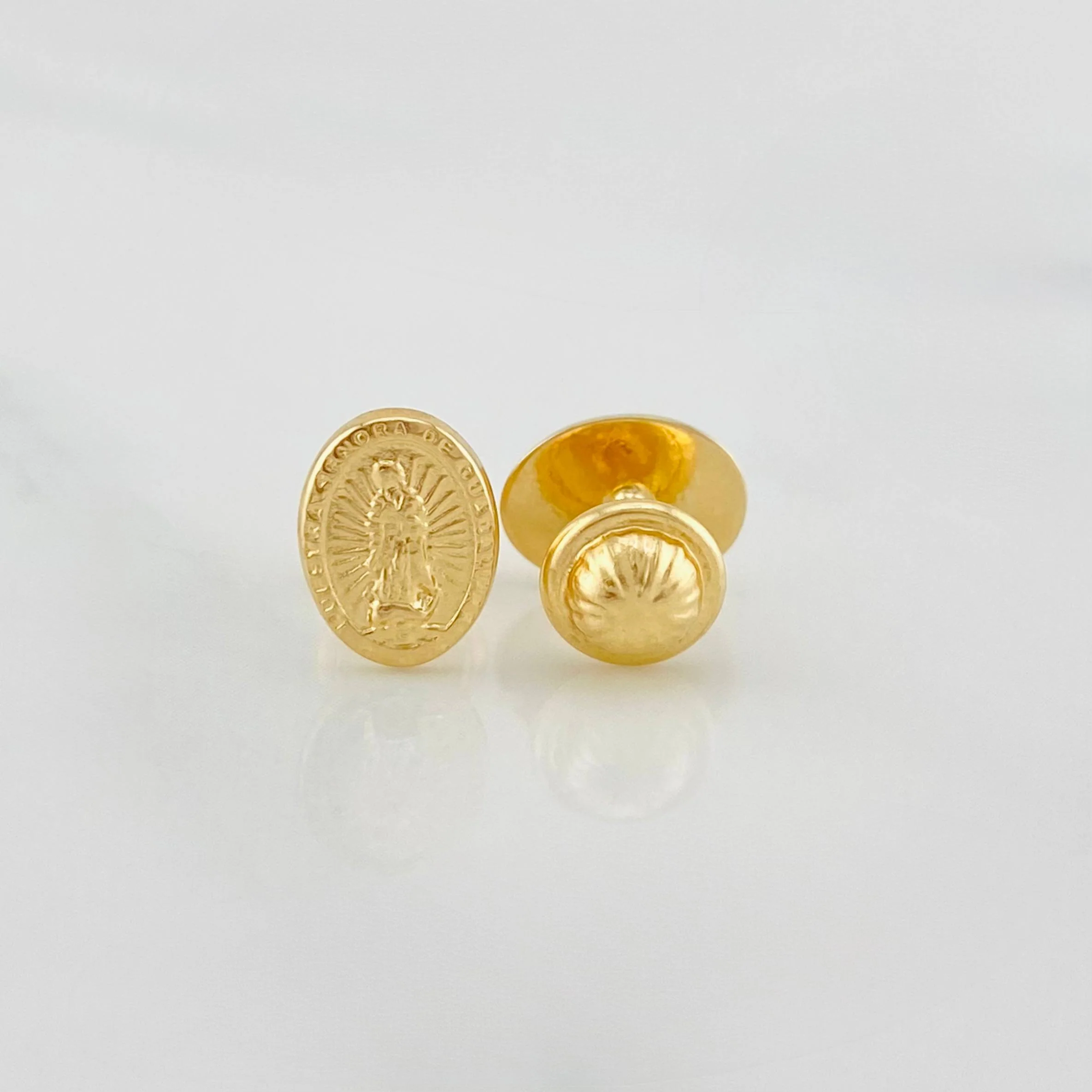 Topos Virgen Guadalupe 0.7 g / 8.2 mm Oro Amarillo 18K - Image 3