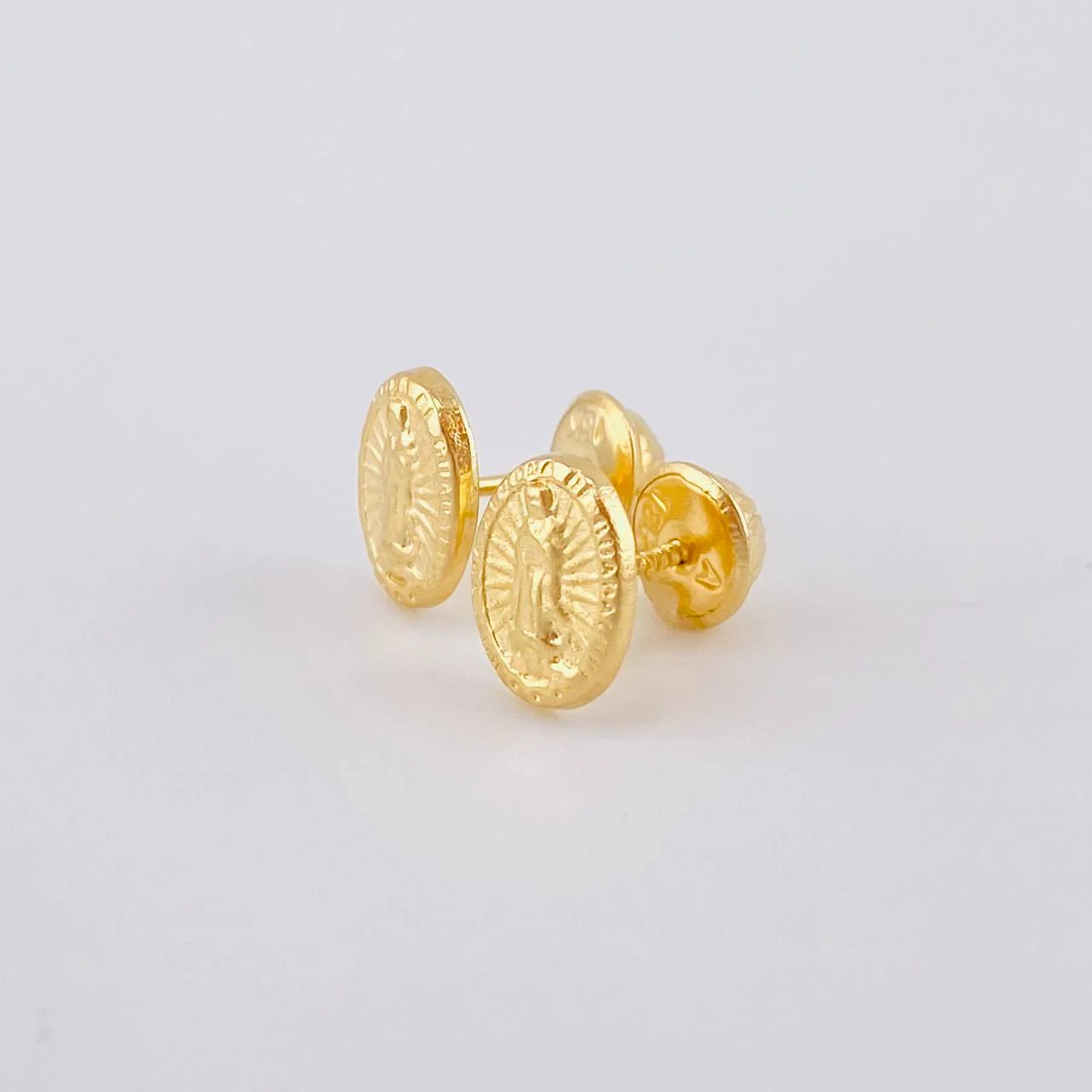 Topos Virgen Guadalupe 0.75 g / 8.2 mm Oro Amarillo 18K - Image 4
