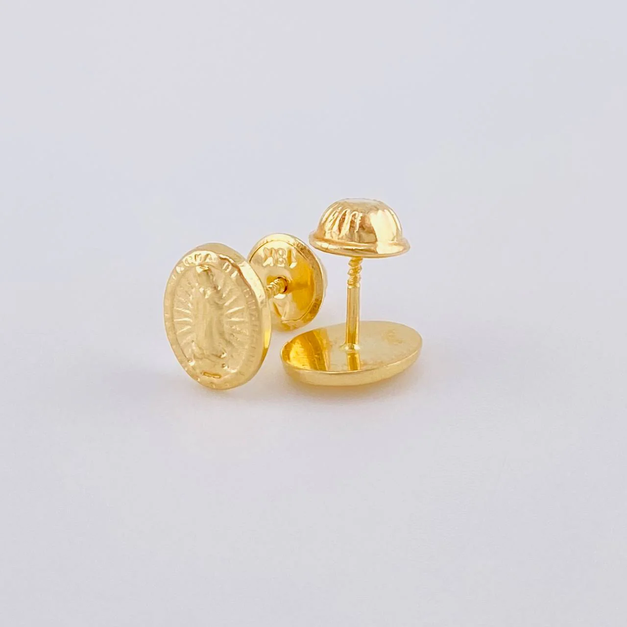 Topos Virgen Guadalupe 0.75 g / 8.2 mm Oro Amarillo 18K - Image 5
