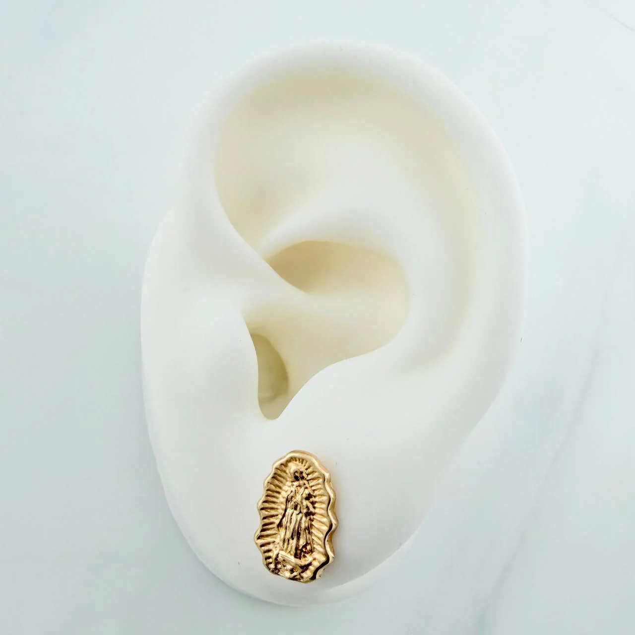 Topos Virgen Guadalupe 1.05gr / 11.95mm Oro Amarillo 18K & - Image 4
