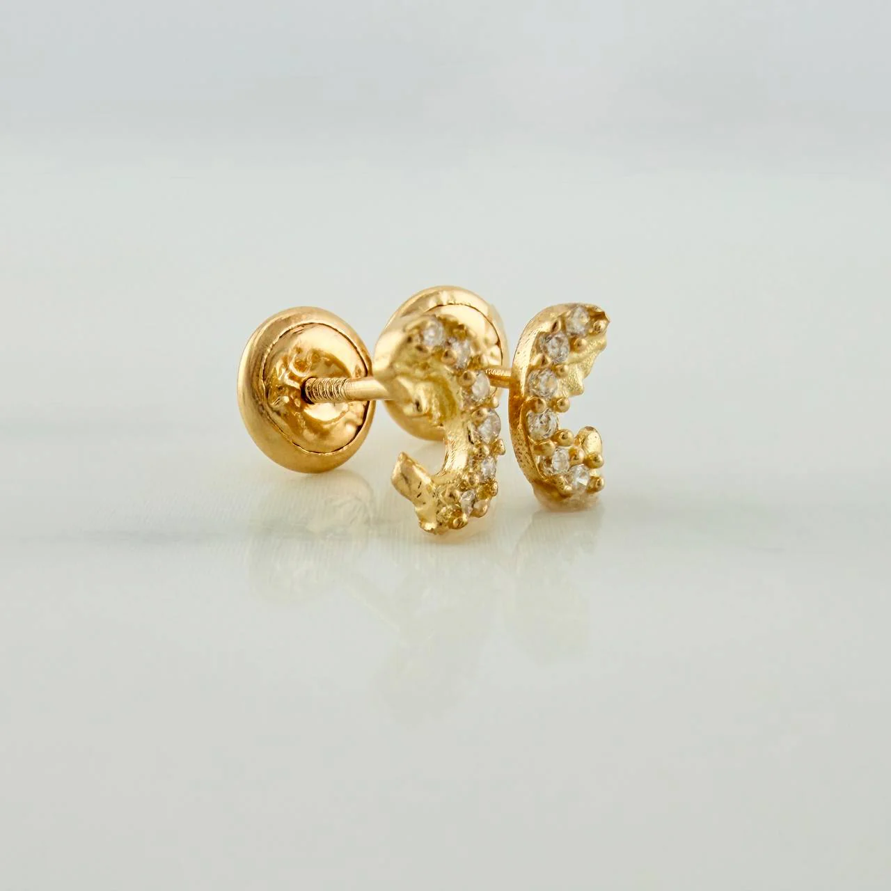 Topos Virgen Maria 0.75gr / 4.5mm Oro Amarillo 18K - Image 3