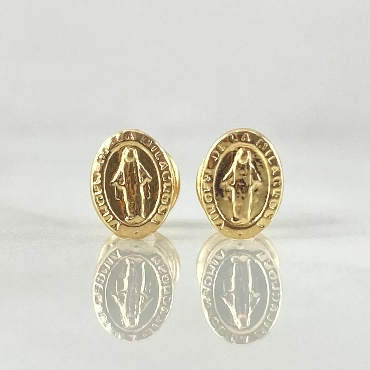 Topos Virgen Milagrosa 0.75gr / 8mm Oro Amarillo 18K *